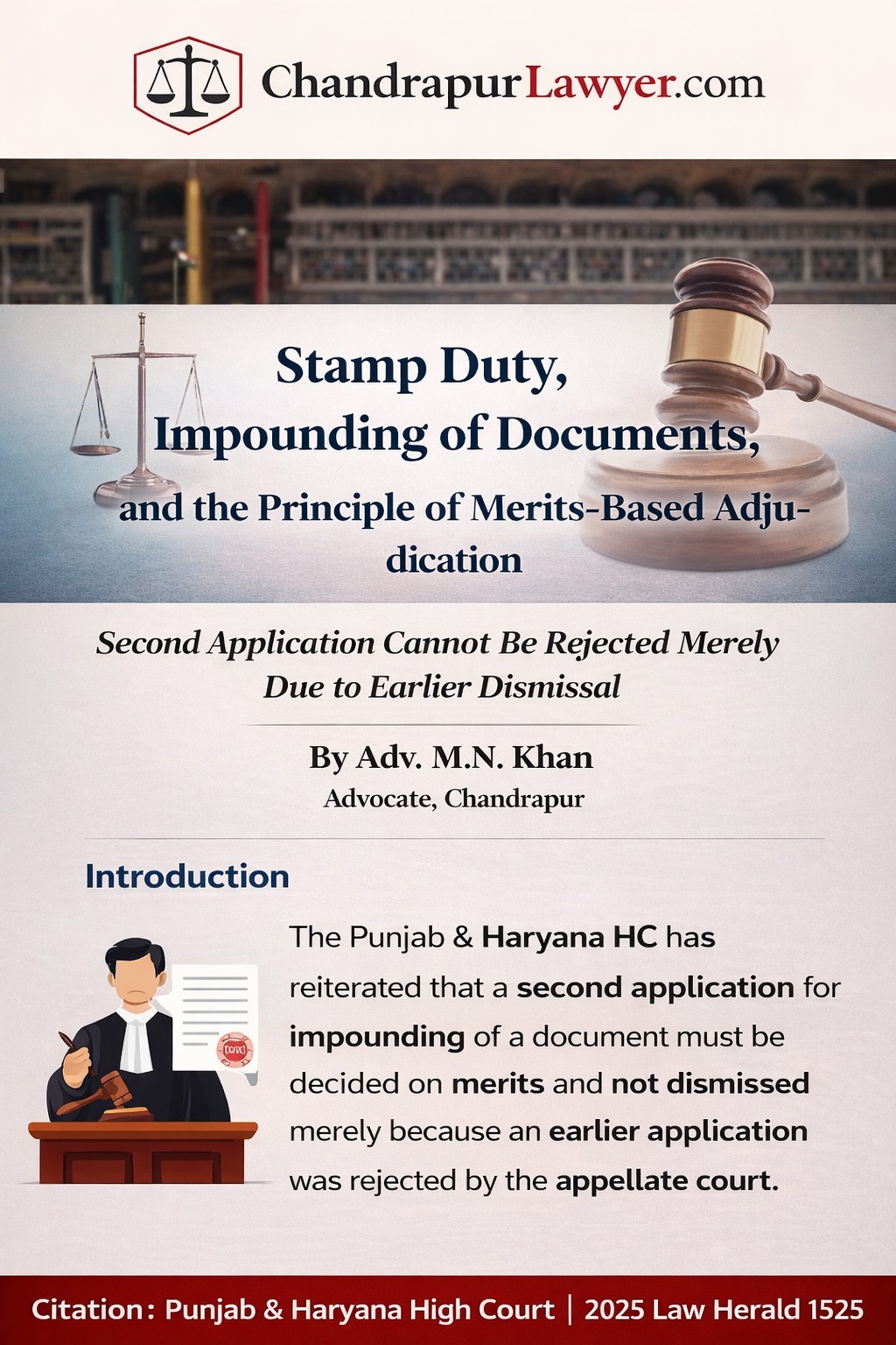 Stamp Duty and Impounding of Documents