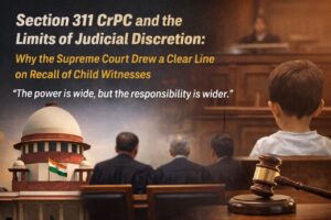 Read more about the article Section 311 CrPC and the Limits of Judicial Discretion